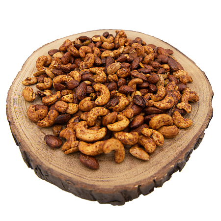 mixed bbq smoked nuts